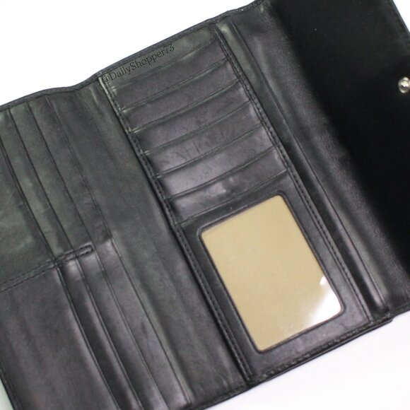 Vintage Coach Women's Black and Silver Logo Pattern - Picture 4 of 7